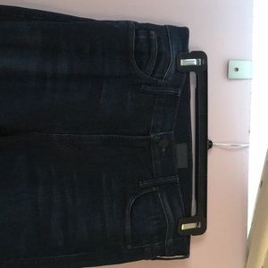 Mother mid rise dazzler ankle length dark denim sz 29